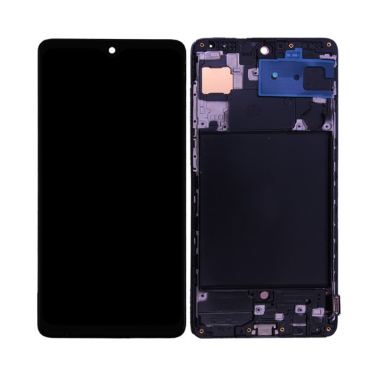 Touch+Display+Frame Samsung Galaxy A71/A715 Black